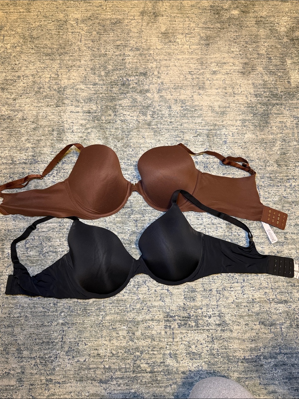Victoria's Secret Brown and Black T-Shirt Bras